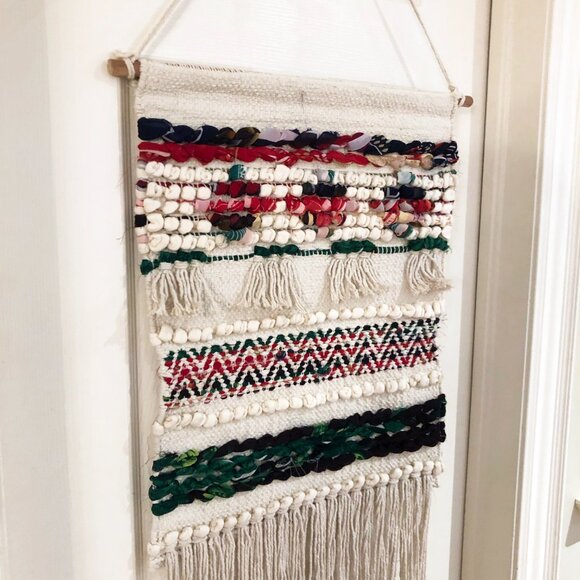 Karma Living Woven Fabric Art Wall Hanging - Picture 3 of 10